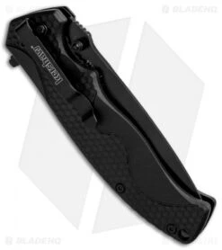 Kershaw 1338B A/O Liner Lock Knife Black GFN (3.5" Black) 6 Kershaw 1338B A/O Liner Lock Knife Black GFN (3.5" Black) -Blade HQ Kershaw LL A O Black 1338B BHQ 85041 jr side