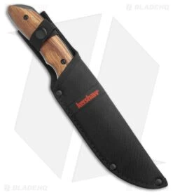 Kershaw Large Hunting Fixed Blade Knife Wood (6.25" Satin) 1418 -Blade HQ Kershaw Large Hunting Knife Wood Satin 1418 BHQ 192127 kr sheath large