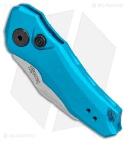Kershaw Launch 10 Automatic Knife Teal (1.9" Stonewash) 7350 -Blade HQ Kershaw Launch 10 Auto Teal SW 7350 BHQ 105328 jr spine