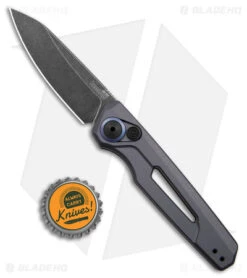 Kershaw Launch 11 Automatic Knife Gray Aluminum (2.75" Blackwash) 7550GRY -Blade HQ Kershaw Launch 11 Auto Gray Aluminum Blackwash BHQ 178232 jr bottlecap