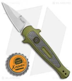 Kershaw Launch 12CA Legal Stiletto Automatic Knife OD Green (1.9" SW) -Blade HQ Kershaw Launch 12 CA Legal Stiletto Automatic Knife OD Green 1.9 SW BHQ 117837 LS Bottlecap