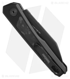 Kershaw Launch 20 MagnaCut Automatic Knife Black Aluminum + CF (3" Black) -Blade HQ Kershaw Launch 20 MagnaCut Automatic Knife Black Aluminum CF 3in Black BHQ 218000 td side large