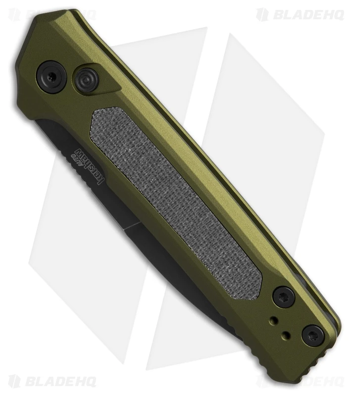 Kershaw Launch 22 Automatic Knife Green Aluminum/Micarta (3.5" Black SW) 7205 2 Kershaw Launch 22 Automatic Knife Green Aluminum/Micarta (3.5" Black SW) 7205 - Image 2