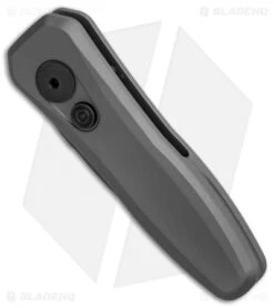 Kershaw Launch 4 CA Legal Automatic Knife Gray (1.9" Damascus) BHQ Exclusive -Blade HQ Kershaw Launch 4 CA Legal Auto Gray Damascus BHQ 86760 er spine