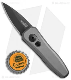 Kershaw Launch 4 CA Legal Automatic Knife Gray (1.9" Black) 7500GRYBLK -Blade HQ Kershaw Launch 4 CA Legal Gray Black KER7500GRYBLK BHQ 74062 jr bottlecap