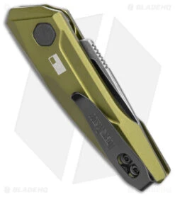 Kershaw Launch 9 Automatic Knife OD Green Aluminum (1.8" Black SW) 7250OLBW -Blade HQ Kershaw Launch 9 Auto OD Green Blackwash BHQ 147570 jr side