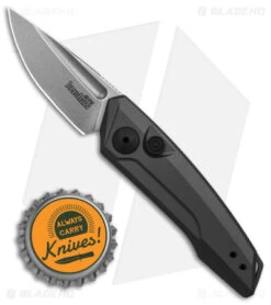 Kershaw Launch 9 Automatic Knife Drop Point Gray Aluminum (1.8" Stonewash) 7 Kershaw Launch 9 Automatic Knife Drop Point Gray Aluminum (1.8" Stonewash) -Blade HQ Kershaw Launch 9 Gray Automatic Knife Stonewash BHQ 145446 td size