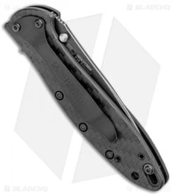 Kershaw Leek Assisted Opening Knife Carbon Fiber (3" Composite) -Blade HQ Kershaw Leek Assisted Opening CF Composite 1660CFCBBW BHQ 99655 jr side
