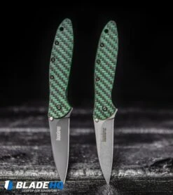 Kershaw Leek Assisted Opening Knife Glow Carbon Fiber (3" SW) 1660GLCFSW -Blade HQ Kershaw Leek Assisted Opening Knife Glow Carbon Fiber Black 1660GLCFBLK BHQ 105133 kp glow web 1