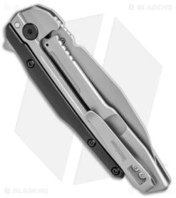 Kershaw Lithium Reverse Tanto Spring Assisted Knife Black GFN (3.25" BB) 2049 -Blade HQ Kershaw Lithium Reverse Tanto SA Black GFN BB BHQ 139781 jr side