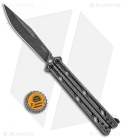 Kershaw Lucha Balisong Butterfly Knife Blackwash (4.5" Blackwash) 7 Kershaw Lucha Balisong Butterfly Knife Blackwash (4.5" Blackwash) -Blade HQ Kershaw Lucha Balisong Butterfly Blackwash 5150BW BHQ 117528 jr bottlecap