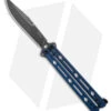 Kershaw Lucha Balisong Butterfly Knife Blue (4.5" Blackwash) 5150BLUBW