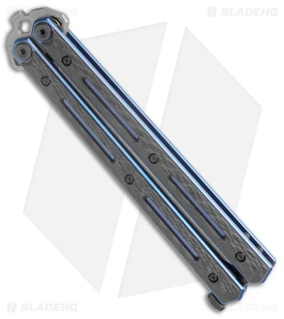 Kershaw Lucha Balisong Butterfly Knife Carbon Fiber/Ti (4.7" SW 20CV) 5150CF 2 Kershaw Lucha Balisong Butterfly Knife Carbon Fiber/Ti (4.7" SW 20CV) 5150CF - Image 2