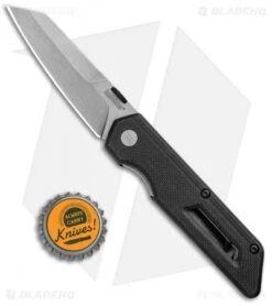 Kershaw Mixtape Liner Lock Knife Black GFN (3.1" Stonewash) 2050 -Blade HQ Kershaw Mixtape LL Black GFN SW 2050 BHQ 94088 jr bottlecap