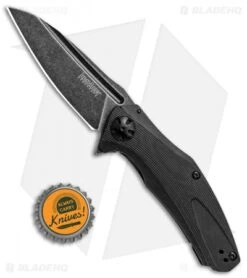 Kershaw Natrix A/O Knife Black G-10 (3.25" BlackWash) 7007BLKBW -Blade HQ Kershaw Natrix AO Black G 10 BlackWash 7007BLKBW BHQ 82902 jr bottlecap