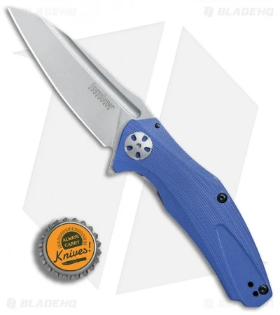 Kershaw Natrix A/O Sub-Frame Lock Knife Blue G-10 (3.25" Stonewash) 7007BLU 4 Kershaw Natrix A/O Sub-Frame Lock Knife Blue G-10 (3.25" Stonewash) 7007BLU - Image 4