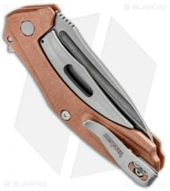Kershaw Mini Natrix Sub-Frame Lock Knife Copper (2.75" Stonewash) 7006CU 9 Kershaw Mini Natrix Sub-Frame Lock Knife Copper (2.75" Stonewash) 7006CU -Blade HQ Kershaw Natrix Sub Frame Copper SW 7006CU BHQ 80567 jr side