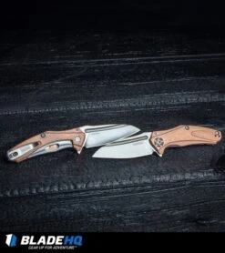 Kershaw Mini Natrix Sub-Frame Lock Knife Copper (2.75" Stonewash) 7006CU 12 Kershaw Mini Natrix Sub-Frame Lock Knife Copper (2.75" Stonewash) 7006CU -Blade HQ Kershaw Natrix Sub Frame Lock Knife Copper Stonewash 7006CU BHQ80567 kp black wood web