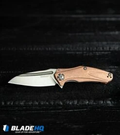 Kershaw Mini Natrix Sub-Frame Lock Knife Copper (2.75" Stonewash) 7006CU 11 Kershaw Mini Natrix Sub-Frame Lock Knife Copper (2.75" Stonewash) 7006CU -Blade HQ Kershaw Natrix Sub Frame Lock Knife Copper Stonewash 7006CU BHQ80567 kp burnt wood web