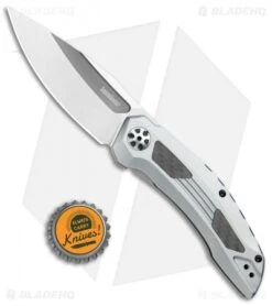 Kershaw Norad Frame Lock Knife Stainless Steel (3.25" Satin) 5510 -Blade HQ Kershaw Norad FL SS Satin 5510 BHQ 106052 jr bottlecap
