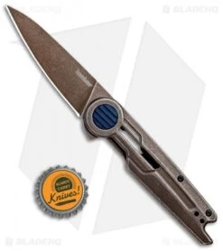 Kershaw Parsec Frame Lock Knife Brown PVD Stainless Steel (3" Brown SW) 2035 7 Kershaw Parsec Frame Lock Knife Brown PVD Stainless Steel (3" Brown SW) 2035 -Blade HQ Kershaw Parsec FL Brown PVD SS Brown SW 2035 BHQ 101843 jr bottlecap 1