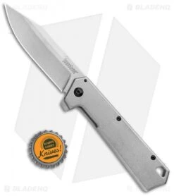 Kershaw Passage Assisted Opening Knife Stainless Steel (3.5" Stonewash) -Blade HQ Kershaw Passage KS1361X BHQ 104004 jr bottlecap