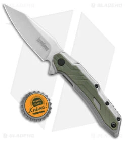 Kershaw Salvage Reverse Tanto Spring Assisted Knife Steel/GFN (2.9" SW) 1369 7 Kershaw Salvage Reverse Tanto Spring Assisted Knife Steel/GFN (2.9" SW) 1369 -Blade HQ Kershaw Salvage Reverse Tanto SA Steel Green GFN SW BHQ 139779 jr bottlecap