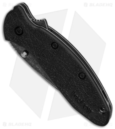 Kershaw Scallion Assisted Opening Knife Black (2.25" Blackwash) 2 Kershaw Scallion Assisted Opening Knife Black (2.25" Blackwash) - Image 2