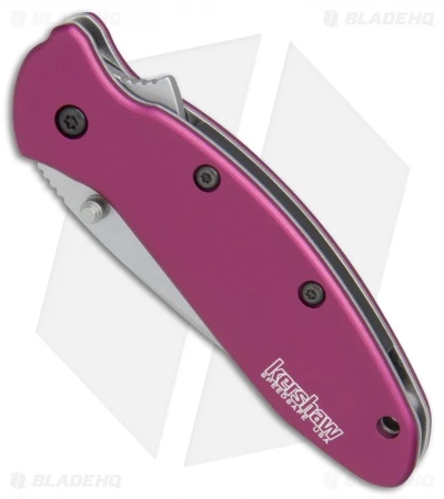 Kershaw Scallion Assisted Opening Knife Purple (2.25" Bead Blast) 1620PUR 3 Kershaw Scallion Assisted Opening Knife Purple (2.25" Bead Blast) 1620PUR - Image 3