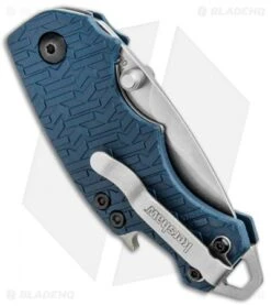 Kershaw Shuffle Liner Lock Knife Blue Multi-Tool (2.375" Stonewash) -Blade HQ Kershaw Shuffle LL Blue Multi Tool SW KS8700NBSW BHQ 90618 jr side