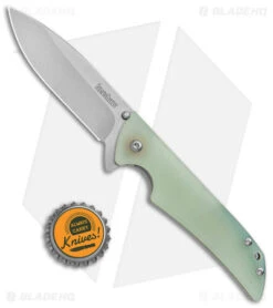 Kershaw Skyline Exclusive Knife Natural Jade G-10 (3.1" SW 20CV) -Blade HQ Kershaw Skyline Knife 20CV Natural Jade G 10 SW Exclusive BHQ 49879 jr bottlecap