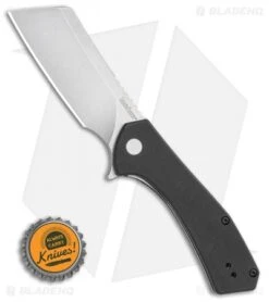Kershaw Static Cleaver Liner Lock Knife Black G-10 (2.8" SW D2) -Blade HQ Kershaw Static Cleaver Liner Lock Knife Black G 10 2 BHQ 113581 LS Bottlecappng