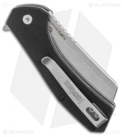 Kershaw Static Cleaver Liner Lock Knife Black G-10 (2.8" SW D2) -Blade HQ Kershaw Static Cleaver Liner Lock Knife Black G 10 2 BHQ 113581 LS Side