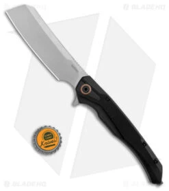 Kershaw Strata Cleaver Frame Lock Knife Black G-10 (4" Stonewash) 2078 -Blade HQ Kershaw Strata Cleaver Knife Black SW BHQ 178511 jr bottlecap