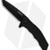 Kershaw Thicket Tanto Assisted Opening Knife Black GFN (Black Plain) 1328