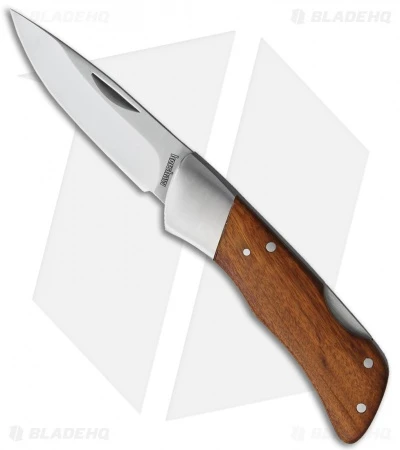 Kershaw Wood Lockback Knife (2.5" Satin) KS1362 1 Kershaw Wood Lockback Knife (2.5" Satin) KS1362