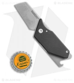Kershaw Sinkevich Pub Friction Lock Knife Black G-10 (1.6" Stonewash) 4036BLK -Blade HQ Kershaw sinkevich Pub Friction lock black sw 4036BLK BHQ 52199 er size