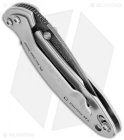 Kershaw Chive Assisted Opening Knife (1.94" Damascus) 1600DAM -Blade HQ kershaw 1600dam chive damascus plain side