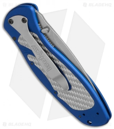 Kershaw Blur Assisted Opening Knife Blue/Twill (3.375" Stonewash) 1670NBS30V 2 Kershaw Blur Assisted Opening Knife Blue/Twill (3.375" Stonewash) 1670NBS30V - Image 2