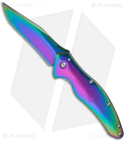 Kershaw Shallot Assisted Opening Knife (3.5" Spectrum) 1840VIB 1 Kershaw Shallot Assisted Opening Knife (3.5" Spectrum) 1840VIB