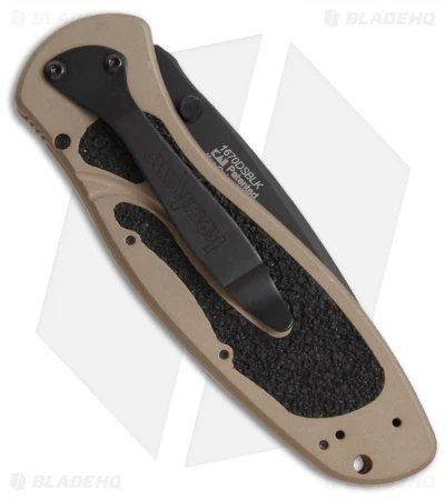 Kershaw Blur Assisted Opening Knife Desert Sand (3.375" Black) 1670DSBLK 2 Kershaw Blur Assisted Opening Knife Desert Sand (3.375" Black) 1670DSBLK - Image 2