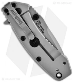Kershaw Cryo Assisted Opening Knife (2.75" Bead Blast Serr) 1555ST -Blade HQ kershaw cryo 1555 back 1