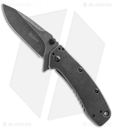 Kershaw Cryo II Assisted Opening Knife (3.25" BlackWash) 1556BW 1 Kershaw Cryo II Assisted Opening Knife (3.25" BlackWash) 1556BW