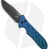 Kershaw Emerson Launch 5 Automatic Knife Blue Aluminum (3.4" Black) 7600BLUBLK