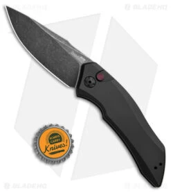 Kershaw Launch 1 Automatic Knife Black Aluminum (3.4" BlackWash) 7100BW 12 Kershaw Launch 1 Automatic Knife Black Aluminum (3.4" BlackWash) 7100BW -Blade HQ kershaw launch 1 blackwash 7100BW BHQ 27374 jr bottlecap