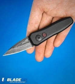 Kershaw Launch 4 CA Legal Automatic Knife (1.9" Damascus) BHQ Exclusive -Blade HQ kershaw launch 4 damascus blk BHQ 67750 dl