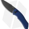 Kershaw Launch 1 Automatic Knife Blue Aluminum (3.4" BlackWash) 7100BLUBW
