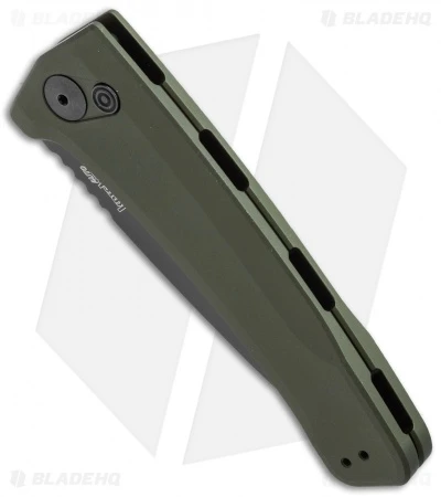 Kershaw Launch 3 Automatic Knife OD Green Aluminum (3.4" Black) 7300BLKOL 2 Kershaw Launch 3 Automatic Knife OD Green Aluminum (3.4" Black) 7300BLKOL - Image 2