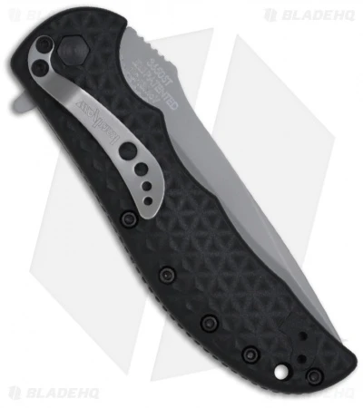 Kershaw Volt II Assisted Opening Knife Black (3.25" Bead Blast Serr) 3650ST 2 Kershaw Volt II Assisted Opening Knife Black (3.25" Bead Blast Serr) 3650ST - Image 2
